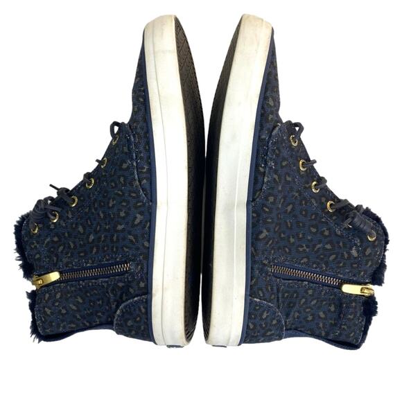 Sperry Crest Women's Animal Print  Lined High Top with Leather Laces Sizes 9.5 - Picture 6 of 9